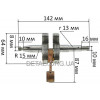 Коленвал бензопилы Husqvarna 268/272 "WOODMAN" аналог 5036133-71 L142 посадки d15