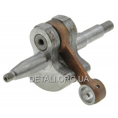 Коленвал бензопилы Husqvarna 268/272 "WOODMAN" аналог 5036133-71 L142 посадки d15 2