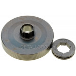 Чашка зчеплення бензопили Майстер Данила 43 (d15*76*79h27) + вінець 3/8-7
