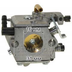 Карбюратор бензопили ST MS-260/MS-260 аналог 11211200602 (з носиком) 2