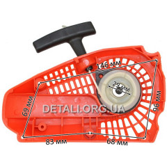 Стартер у зборі бензопили Goodluck GL 2500 2