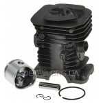 Поршневая в сборе бензопилы Husqvarna 142 черная аналог 5300699-41 (d40 d пальца 10 мм)