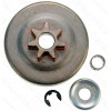 Чашка сцепления бензопилы VJ Parts для St MS-024/MS-026 (d13*69*72/ h29) + сепаратор. аналог 1121