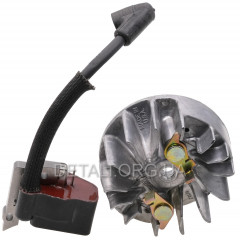 Магнето + катушка зажигания бензопилы Makita DCS34 оригинал 36140020 2