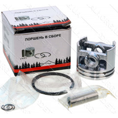 Поршень в сборе бензопилы VJ Parts для St MS-240 d42 d пальца 10 аналог 11210302005