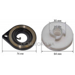 Бобина стартера бензопилы GoodLuck 4500/5200/5800 4 зацепа в сборе