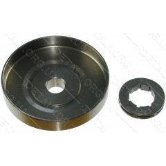 Чашка зчеплення бензопили 6200 + вінець 3/8 D 14*77*81*13 2