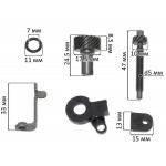 Натягувач ланцюга бензопили Makita EA3200S оригінал 195763-2 Натягувач ланцюга бензопили Makita EA3200S оригінал 195763-2