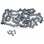 Цепь 50 звеньев (25 зубов) Winzor суперзуб для твёрдых пород + 2 заклёпки шаг 3/8 паз 1,3 оригинал