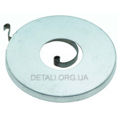 Пружина стартера бензопилы 4500/5200/5800 (плавный пуск узкая в металле) 2