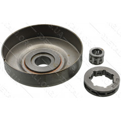 Чашка сцепления бензопилы звезда ведущая VJ Parts для St MS-361/ D16*76*79*17 + сепаратор 10*16 а 2