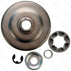 Чашка сцепления бензопилы VJ Parts для St MS-024/026 ( + венец 7-325 ) 2