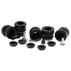 Набор амортизаторов (сайлентблоков) бензопилы 4500 + винты (3*22 мм + 2*27 мм) 2