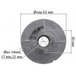 Бобіна стартера бензопили 4500 метал 4 зачепи Бобіна стартера бензопили 4500 метал 4 зачепи