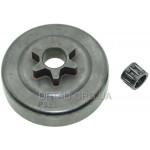 Чашка сцепления бензопилы Partner 350 D14*63*67*17 с подшипником 10*14