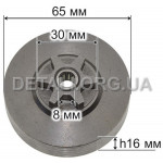 чашка зчеплення бензопили 6 зубів D12*61,5*65*16 з підшипником 8*12