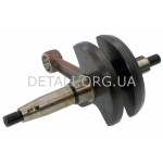 Колінчастий вал бензопили Урал L159 d під підшипники 20 d шатуна 17