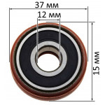 Сальник бензопилы Partner 350 (Подшипник 6201RS + сальник 12*37*15)