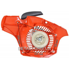 Стартер в сборе бензопилы Oleo-Mac GS 35 оригинал 50242005BR 2