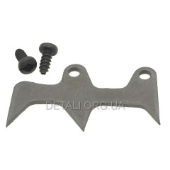 Упор зубчатый (гребенка) + винты Husqvarna 137/142 оригинал 5300143-81 2