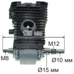 Поршневая VJ Parts для бензопилы St MS-170, 180 в сборе (шорт-блок) CERAMIC GRAFITE