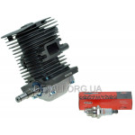 Поршневая VJ Parts для бензопилы St MS-170, 180 в сборе (шорт-блок) CERAMIC GRAFITE