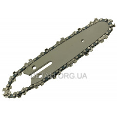 Шина 4" (10см) 1/4 паз 1,1 + цепь 28 звеньев 1/4 паз 1,1 для кустореза 2