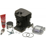 Поршнева бензопили St MS-180 d38mm палець 10mm збір Winzor металокерам + графіт