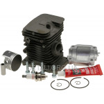 Поршнева бензопили St MS-180 d38mm палець 10mm збір Winzor металокерам + графіт