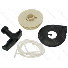 Бобина стартера бензопилы GoodLuck 4500/5200/5800 2 зацепа в сборе 2