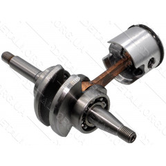 Коленвал бензопили Goodluck GL2500 +поршень d34*L123 2