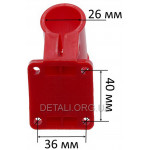 Защитный кожух в сборе мотокосы/триммера с двигателем 1E44F/1E40F