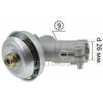 Редуктор нижній мотокоси/тримера 9 променів/D26 мм