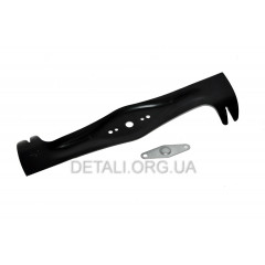 Нож газонокосилки с закрылками Viking MB 555 BS оригинал 63757609991 (64*530мм/dвн18 мм/МЦ 64*92 мм) 2