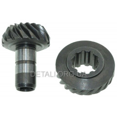 Пара редуктора мотокосы ST FS 55 оригинал 41406407300 (d25, h11,10 шлицов / D20,5, h27) 2