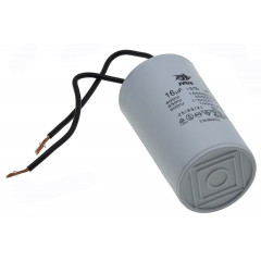 Конденсатор JYUL CBB-60 16мкф - 450 VAC провода (40*72 mm) 2