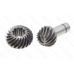 Пара редуктора мотокосы ST FS 25-4 оригинал 41306407301 (D1 18,5, h32, 15-з лево/D24,5, h12)