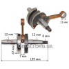 Колінвал мотокоси 1E32F L99 посадки d12