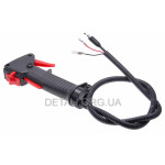 Ручка газу триммера без алюм. трубки