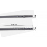 Вал триммера 7 лучей-квадрат 5,2мм L 152 см d 8mm.