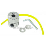 Шпуля триммера алюмінієва на блістері (d16*44/h52 мм)