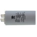 Конденсатор JYUL CBB-60H 30мкф - 450 VAC клеми (40*93 мм)