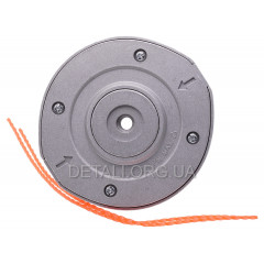 Шпуля-диск с леской M10*1.25 левая (металл) 2