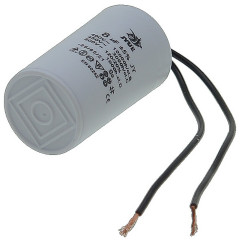 Конденсатор JYUL CBB-60 8мкф - 450 VAC дроти (35*63 мм) 2