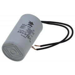 Конденсатор JYUL CBB-60 15мкф - 450 VAC провода (40*72 mm) 2