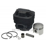 Поршнева мотокоси 44-5 (d44/dпальця10/L36 мм) (Циліндр у зборі 1E44F) чорна Поршнева мотокоси 44-5 (d44/dпальця10/L36 мм) (Циліндр у зборі 1E44F) чорна