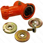 Редуктор нижний триммера (мотокосы) квадрат D26 мм тип 2