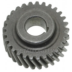 Шестерня триммера велика d10*32*16 29 зубів вліво Элпром 1500 2