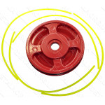 Диск с леской металл d16*110