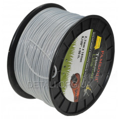 Ліска косильна круг d2,7 мм 3 LB (183 м) з металевим тросиком 2